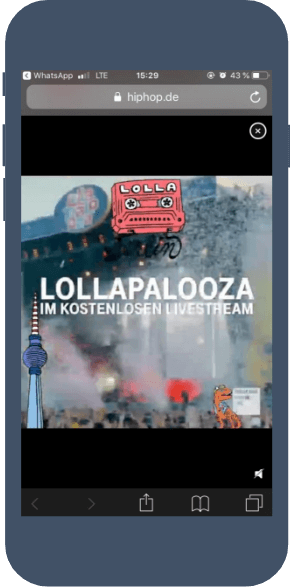Lollapalooza Livestream